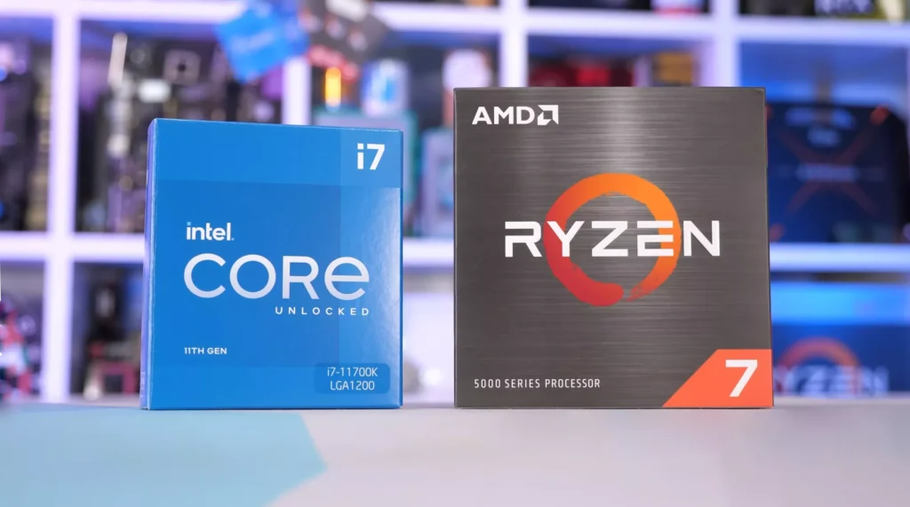 amd ryzen and intel core